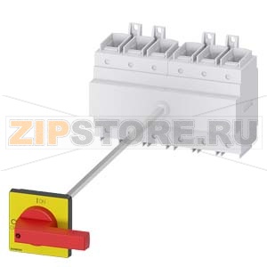ГЛАВНЫЙ КОНТРОЛЬНЫЙ ВЫКЛЮЧАТЕЛЬ 3-ПОЛЮСА FRO FLOOR MOUNTING W. DOOR-COUPLING ROTARY OPERATING MECHANISM 6-ПОЛЮСА IU=250A P/AC-23A AT 400V=132KW OPERATOR CONTROL ELEMENT RED/ YELLOW FRONT/FOUR-HOLE MOUNTING Siemens 3LD2418-3VK13 