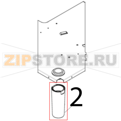 Leg Scotsman B 7040 Leg Scotsman B 7040Запчасть на деталировке под номером: 2