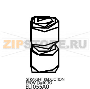 Straight reduction from D=10 TO Unox XF 133 Straight reduction from D=10 TO Unox XF 133Запчасть на деталировке под номером: 12Название запчасти на английском языке: Straight reduction from D=10 TO Unox XF 133