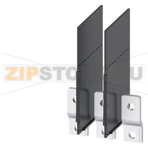 УДЛИНЁННЫЕ ПЛАСТИНЫ ДЛЯ ФРОНТ. ПРИСОЕДИН. 3 ШТ. ПРИНАДЛЕЖНОСТЬ ДЛЯ 3VA1 100/160 Siemens 3VA9153-0QB00 