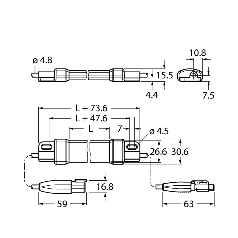 Светильник светодиодный Turck WLS15CDW0640DSQS 
