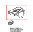 Right upper lid for column for Unox XF 133