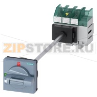 SENTRON, Molded case switch 3LD5 UL, Main switch, 4-pole, certified according to UL489 UL60947-4-1 and IEC60947-3, UL: 30A, SCCR 50kA at 480VAC, Operating power at 480VAC 3-phase: 20hp, IEC: 32A, Operating power at AC-23A at 400V: 15kW, floor mounting wit