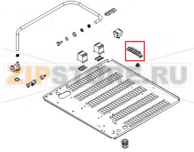 Kлеммная колодка 6 контактов FV122/B 40A 600B Angelo Po 1G0GRE   Kлеммная колодка 6 контактов FV122/B 40A 600B Angelo Po 1G0GREЗапчасть на 