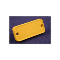 Крышка торцевая 8x103x30.5 мм, материал: акрилонитрил, желтая, 10 шт Hammond 1455LPLY-10