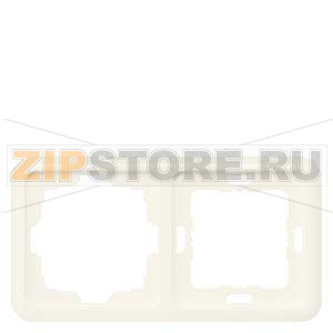 DELTA PROFIL ТИТАНОВО-БЕЛЫЙ РАМКА 2-МЕСТНАЯ  1 ВЫРЕЗ.48Х48 151X80MM Siemens 5TG1803 