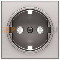 Накладка розетки, чёрный бархат ABB 1183.20