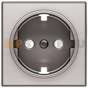 Накладка розетки, чёрный бархат ABB 1183.20 