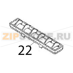 Flue guard Angelo Po 0G1CP1G Flue guard Angelo Po 0G1CP1GЗапчасть на деталировке под номером: 22