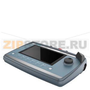 SIMATIC HMI, мобильная панель KTP700F Mobile HW, TFT-дисплей 7.0&quot;, 800 x 480 точек, 16 млн. цветов, управление кнопочное/сенсорное, 6 функциональных клавиш, 2 подсвеченных кнопки, 1x интерфейс PROFINET/Industrial Ethernet, 1x разъём multimedia card, 1x ра 