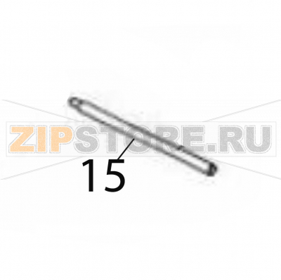 Shaft (label guide) Sato CG212DT Shaft (label guide) Sato CG212DTЗапчасть на деталировке под номером: 15Название запчасти на английском языке: Shaft (label guide) Sato CG212DT.