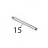 Shaft (label guide) Sato CG212DT