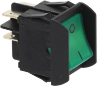 SWITCH 2-POLES GREEN 16A 250V