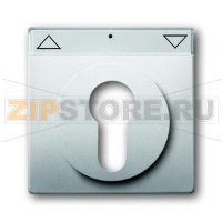 Накладка для выключателя жалюзи, с полем для надписи, сталь ABB 2CKA001710A3749