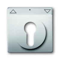 Накладка для выключателя жалюзи, с полем для надписи, сталь ABB 2CKA001710A3749