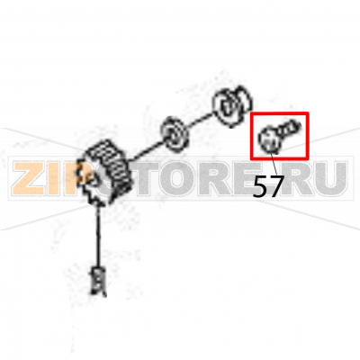 Bind head screw Sato HR224 TT Bind head screw Sato HR224 TTЗапчасть на деталировке под номером: 57Название запчасти на английском языке: Bind head screw Sato HR224 TT.