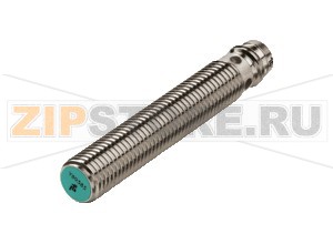 Индуктивный датчик Inductive sensor NBB1,5-8GM40-E0-V3 Pepperl+Fuchs General specificationsSwitching functionNormally open (NO)Output typeNPNRated operating distance1.5 mmInstallationflushOutput polarityDCAssured operating distance0 ... 1.215 mmReduction factor rAl 0.45Reduction factor rCu 0.35Reduction factor r304 0.7Nominal ratingsOperating voltage10 ... 30 VSwitching frequency0 ... 3000 HzHysteresistyp. 5%Reverse polarity protectionreverse polarity protectedShort-circuit protectionpulsingVoltage drop&le 1.5 VOperating current0 ... 100 mAOff-state current0 ... 0.5 mA typ. 0.1 &microA at 25 °CNo-load supply current&le 10 mASwitching state indicatorMultihole-LED, yellowFunctional safety related parametersMTTFd1870 aMission Time (TM)20 aDiagnostic Coverage (DC)0 %Approvals and certificatesUL approvalcULus Listed, General PurposeCSA approvalcCSAus Listed, General PurposeCCC approvalCCC approval / marking not required for products rated &le36 VAmbient conditionsAmbient temperature-25 ... 70 °C (-13 ... 158 °F)Mechanical specificationsConnection typeConnector M8 x 1 , 3-pinHousing materialbrass, nickel-platedSensing faceLCPHousing diameter8 mmDegree of protectionIP67