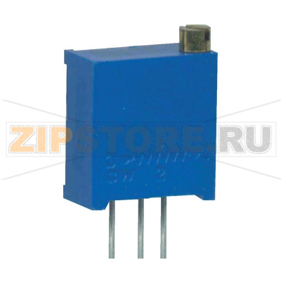 Резистор подстроечный 12-оборотный, линейный, 0.25 Вт, 2 кОм, 4320°, 1 шт Weltron WEL3266-Y-202-LF 
