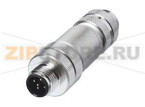 Полевой разъём Field-attachable male connector V19S-G-ABG-PG9 Pepperl+Fuchs Описание оборудованияCable connector, M12, 8-pin, shielded, non pre-wired