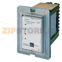 сигнальное реле с 4 светодиодными индикаторами и кнопкой сброса вспом. напряжение: 24/30 В DC реле с цоколем 7XP9010-2 для утопленного монтажа Siemens 7TS1612-0AA00-1