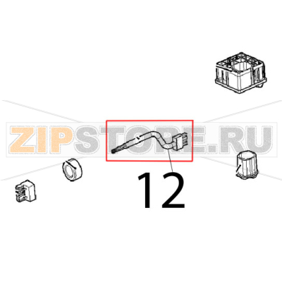Connection cable power, control Unox XVC 205E Connection cable power, control Unox XVC 205EЗапчасть на деталировке под номером: 12