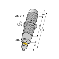 Датчик индуктивный Turck NI15-EM30D-VP6X/S120