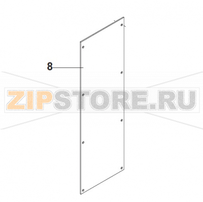 Cover Plate 30/40 L Stainless Bear Varimixer AR40 VL-1S                                                                                 Cover Plate 30/40 L Stainless Bear Varimixer AR40 VL-1SЗапчасть на сборочном чертеже под номером: 8Название запчасти на датском&nbsp;языке: Cover Plate 30/40 L Stainless Bear Varimixer AR40 VL-1S