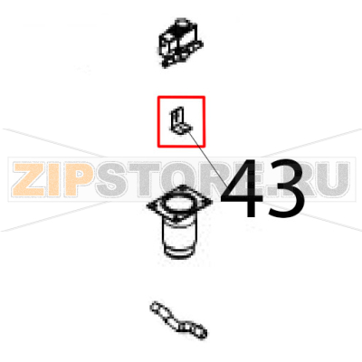 Support Angelo Po IS102SR Support Angelo Po IS102SRЗапчасть на деталировке под номером: 43