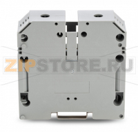 2-conductor through terminal block; 120 mm; with screw-type connection; 120,00 mm; gray Wago 883-1201