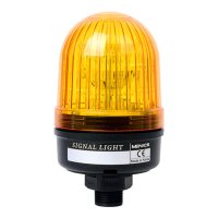 Лампа светодиодная, сигнальная, Ø: 66 мм Autonics MS66M-RFF-Y