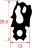 УПЛОТНИТЕЛЬ ДВЕРИ RATIONAL SCC CMP 101, LM1 LM2 20.02.552P