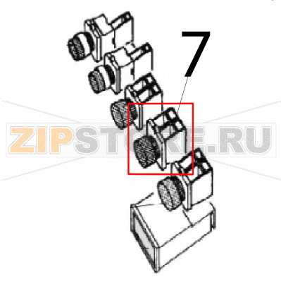 Red light Angelo Po C165D Red light Angelo Po C165DЗапчасть на деталировке под номером: 7