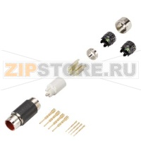 СИЛОВОЙ ШТЕКЕР, ТИПОРАЗМ. 1, 8-ПОЛ., ШТЕКЕРНАЯ ЧАСТЬ, НАРУЖНАЯ РЕЗЬБА, ДЛЯ ЛИНЕЙНЫХ ДВИГАТ., КАБЕЛЬНЫЙ ЗАЖИМ 7.7 - 14.5 ММ СЕЧЕНИЕ ЖИЛЫ 1,5 - 2,5 ММ2 Siemens 6FX2003-1CG10