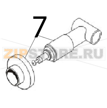 Rubinetto 3/8&quot; Angelo Po 1G1CP2G Rubinetto 3/8" Angelo Po 1G1CP2GЗапчасть на деталировке под номером: 7