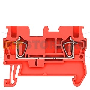 КЛЕММА ПРОХОДНАЯ ПРУЖИННОЕ ПОДСОЕДИНЕНИЕ: 1,5ММ2,4,2MM, КРАСНЫЙ Siemens 8WH2000-0AE02 