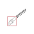 Black door pin P0049 Saeco Talea Giro