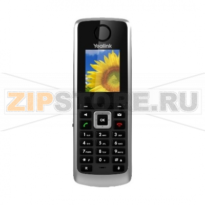Трубка дополнительная для VoIP-телефона, протоколы связи: SIP, громкая связь (Hands Free), подключение гарнитуры, встроенный цветной LCD-дисплей, порты: LAN 