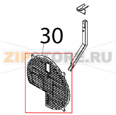 Griglia convogliatore Angelo Po FX82E2T Griglia convogliatore Angelo Po FX82E2TЗапчасть на деталировке под номером: 30