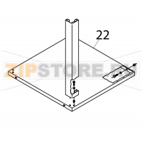 Bandeja tunel secado y condensad. Fagor FI-160