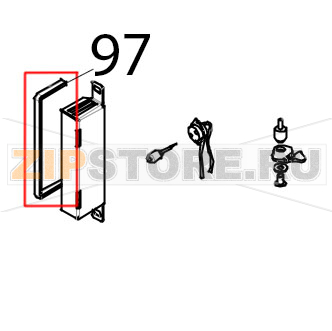 Guarnizione di battuta Tecnoeka KF 1010 EV UD Guarnizione di battuta Tecnoeka KF 1010 EV UDЗапчасть на деталировке под номером: 97
