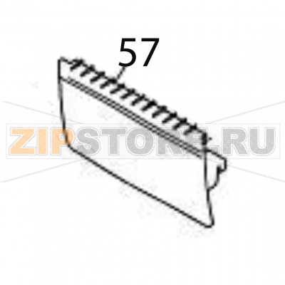 Front panel (STD) Sato CG412DT Front panel (STD) Sato CG412DTЗапчасть на деталировке под номером: 57Название запчасти на английском языке: Front panel (STD) Sato CG412DT.