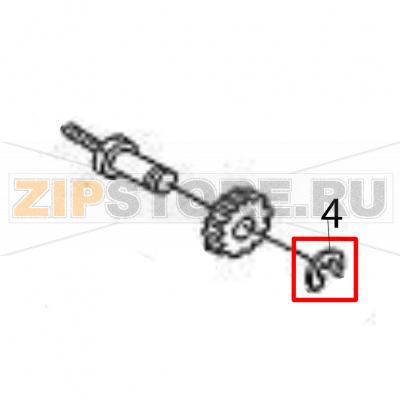 E Snap ring Sato M84Pro E Snap ring Sato M84ProЗапчасть на деталировке под номером: 4Название запчасти на английском языке: E Snap ring Sato M84Pro.