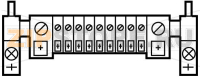 Блок клеммный PE (PEN) Eaton PEN23RS27