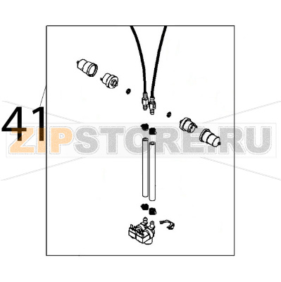 Gr. ingresso acqua scar.-lav. Angelo Po FX101G2 Gr. ingresso acqua scar.-lav. Angelo Po FX101G2Запчасть на деталировке под номером: 41