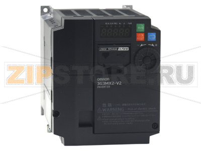 Преобразователь частоты 0.75/1.1 кВт, 5/6 А, (1x200 В) Omron 3G3MX2-AB007-V2 Omron 3G3MX2-AB007-V2 — преобразователь частоты серии MX2 для управления трехфазным асинхронным двигателем от однофазной сети 200 В. Модель применяется для регулирования скорости, плавного пуска и остановки, защиты двигателя и повышения стабильности работы электропривода. Подходит для насосов, вентиляторов, конвейеров, станков и другого промышленного оборудования.