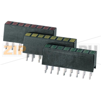 Линейка светодиодная, 8 диодов, красная, 20x7x4 мм Signal-Construct ZAQS 0807 