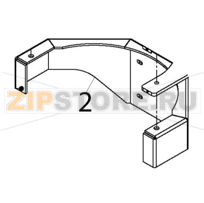 Support Escher PM 60-V Support Escher PM 60-VЗапчасть на деталировке под номером: 2