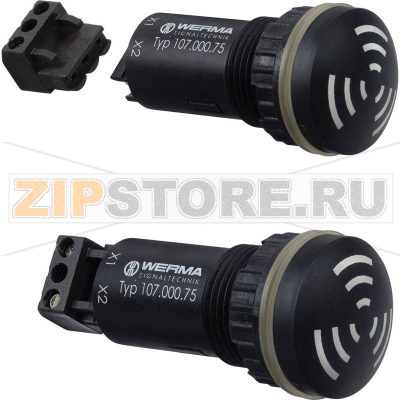 Зуммер сигнальный 24 В, 80 дБ Werma 107.000.75 