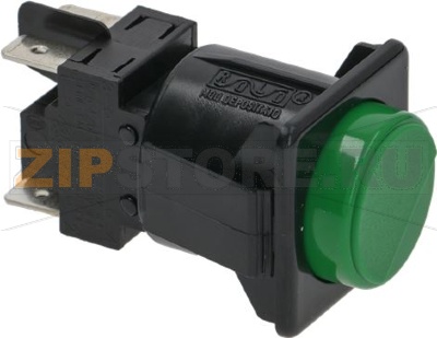 PUSH-BUTTON 2-POLE GREEN ROLD 