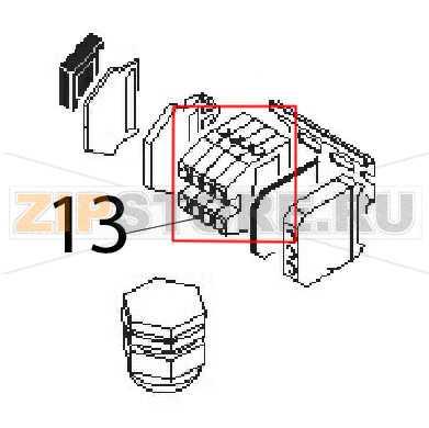 Morsetto passante Angelo Po 0G1BR3E Morsetto passante Angelo Po 0G1BR3EЗапчасть на деталировке под номером: 13